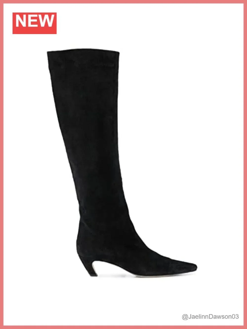 MOOMMO Women Kitten Heel Over Knee High Boots Square Toe Matte Pull On Wide